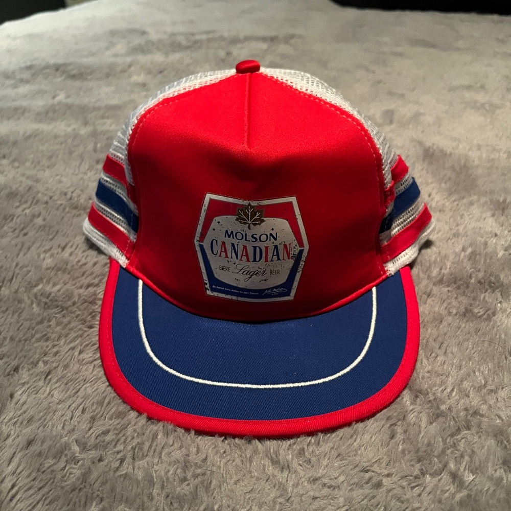 Molson Canadian Red and Blue Hat